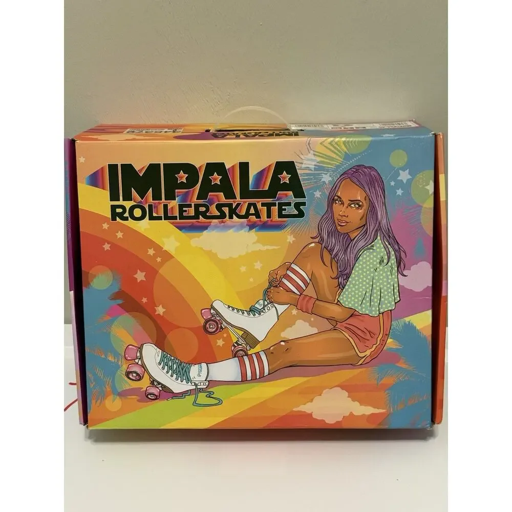 Impala Women's Quad Roller Skates Pastel Fade, Size 9 In Original Box